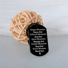 Load image into Gallery viewer, Baptism Gifts for Women Men Christian Bible Verse Religious Gift for Friends Faith Keychain 2024 Graduation Gift for Him Her High School Student Son Daughter Birthday First Communion Gift for Girl Boy