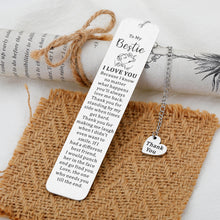 Load image into Gallery viewer, Bestie Gifts for Women Men True Friendship Gifts for Best Friend Sentimental Gifts Thank You Gifts for Friend Bookmarks for Book Lover Stocking Stuffers for Teen Boys Girls Birthday Christmas Gifts