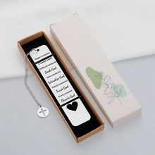 Load image into Gallery viewer, Bible Verse Bookmarks Religious Gifts for Women Men Inspirational Christian Scripture Gifts for Friend Baptism Faith First Communion Gifts Birthday Christmas Stocking Stuffer for Son Daughter Godchild