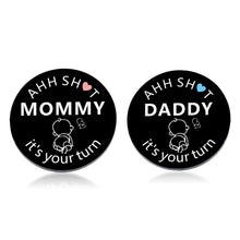 Load image into Gallery viewer, Baby Decision Coin for New Mom Dad Parent to Be Gifts for Women Men Valentine's Day Baby Pregnancy Gifts Birthday Gift for Newborn Boy Girl First Time Fathers Mothers Day Gift Double-Sided