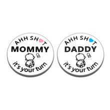 Load image into Gallery viewer, Baby Decision Coin for New Mom Dad Baby Pregnancy Gifts Parent to Be Gifts for Women Men Christmas Stocking Stuffer Birthday Gift for Newborn Boy Girl First Time Fathers Mothers Day Gift Double-Sided