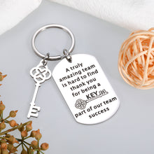 Load image into Gallery viewer, Appreciation Gifts for Employees Coworker, Boss Day Thank You Gifts Keychain for Women Men, Office Staff Colleague Friend Leaving Farewell Going Away Birthday Christmas Retirement Gift for Male Female