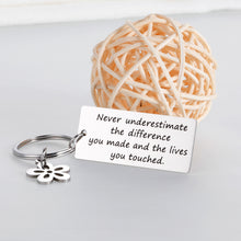 Load image into Gallery viewer, Birthday Retirement Christmas Gifts for Women Men Boss Lady Keychain for Teacher Nurse Employee Appreciation Gift for Her Best Friend Going Away Gifts for Coworker Stocking Stuffers Party Favors