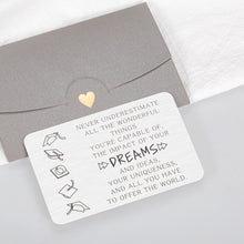 Load image into Gallery viewer, Teenager Girls Boys Wallet Card Gifts for Christmas Stocking Stuffers for Teens Son Daughter Graduation Gifts for Him Her Graduates Nursing High School Student Gifts from Teacher 2022 New Year Gift