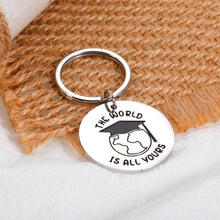 Load image into Gallery viewer, 2022 College Graduation Gifts for Her Him, Class of 2022 High School Graduation Gifts for Son Daughter Friend, Law Nursing School Graduation Gift for Graduate, PhD Master Degree Graduation Keychain