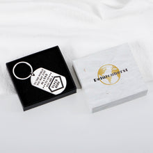 Load image into Gallery viewer, Birthday Anniversary Gift for Him Men Dad Keychain from Her Son Daughter to Daddy Papa Fathers Day Christmas Gifts for Husband Step Father in Law from Wife Kids Valentines Family Gifts Present