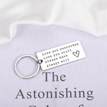 Load image into Gallery viewer, Birthday Gifts Keychain for Boyfriend Husband Christmas Romantic Couple Gifts for Him Her Girlfriend Husband Stocking Stuffers Gifts for Boyfriend from Girlfriend Wife Groom Gifts Keyring