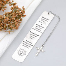 Load image into Gallery viewer, Bible Verse Bookmarks Inspirational Gifts for Women Men Christmas Christian Religious Scripture Gifts for Best Friend Baptism Faith Birthday Present for Son Daughter First Communion Gifts for Godchild