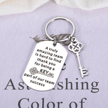 Load image into Gallery viewer, Appreciation Gifts for Employees Coworker, Boss Day Thank You Gifts Keychain for Women Men, Office Staff Colleague Friend Leaving Farewell Going Away Birthday Christmas Retirement Gift for Male Female