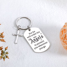 Load image into Gallery viewer, Bible Verse Keychain Christian Religious Gifts for Women Men Christmas Stocking Stuffers for Husband Wife Inspirational Birthday Baptism Gifts for Son Daughter Faith First Communion Gifts for Girl Boy