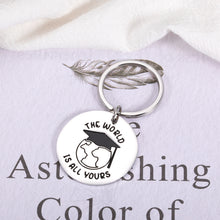 Load image into Gallery viewer, 2022 College Graduation Gifts for Her Him, Class of 2022 High School Graduation Gifts for Son Daughter Friend, Law Nursing School Graduation Gift for Graduate, PhD Master Degree Graduation Keychain