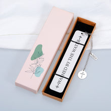 Load image into Gallery viewer, Baptism Gift for Boy Girl Christmas Birthday First Communion for Goddaughter Godson Christening Gift for Baby Girl Catholic Gift for Women Men Christian Religious Church Bulk Gift Book Lover Bookmark