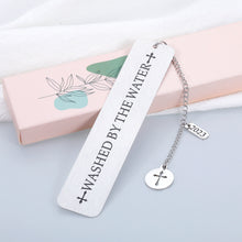 Load image into Gallery viewer, Baptism Gift for Boy Girl Christmas Birthday First Communion for Goddaughter Godson Christening Gift for Baby Girl Catholic Gift for Women Men Christian Religious Church Bulk Gift Book Lover Bookmark