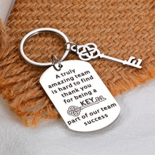Load image into Gallery viewer, Appreciation Gifts for Employees Coworker, Boss Day Thank You Gifts Keychain for Women Men, Office Staff Colleague Friend Leaving Farewell Going Away Birthday Christmas Retirement Gift for Male Female