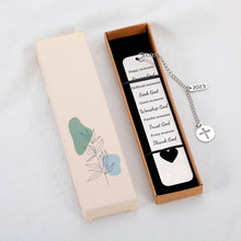 Load image into Gallery viewer, Bible Verse Bookmarks Inspirational Gifts for Women Men 2023 Christian Religious Scripture Gifts for Friend Baptism Faith Birthday Christmas Present for Son Daughter First Communion Gifts for Godchild