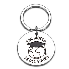 Load image into Gallery viewer, 2022 College Graduation Gifts for Her Him, Class of 2022 High School Graduation Gifts for Son Daughter Friend, Law Nursing School Graduation Gift for Graduate, PhD Master Degree Graduation Keychain