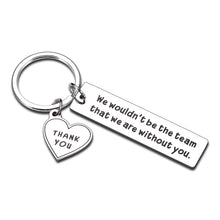 Load image into Gallery viewer, Appreciation Gifts for Coworkers Women Men Employees Coach Boss Farewell Going Away Gift Retirement Gifts for Team Player Work Bestie Company Gifts for Staff Office Teamwork Thank You Keychain