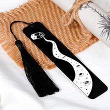 Load image into Gallery viewer, Space Fan Bookmarks Book Lover Gifts for Women Men Birthday Christmas Gifts for Book Reader Bookworms Space Stary Night Bookmark Unique Book Mark for Boys Girls Students