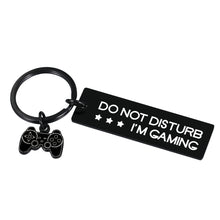 Load image into Gallery viewer, Gaming Gifts for Teen Boys Gamer Gifts for Men Stocking Stuffers Best Boyfriend Gifts from Girlfriend Funny Novelty Enthusiast Gifts Do Not Disturb I&#39;m Gaming Keychain for Son Brother Husband Birthday
