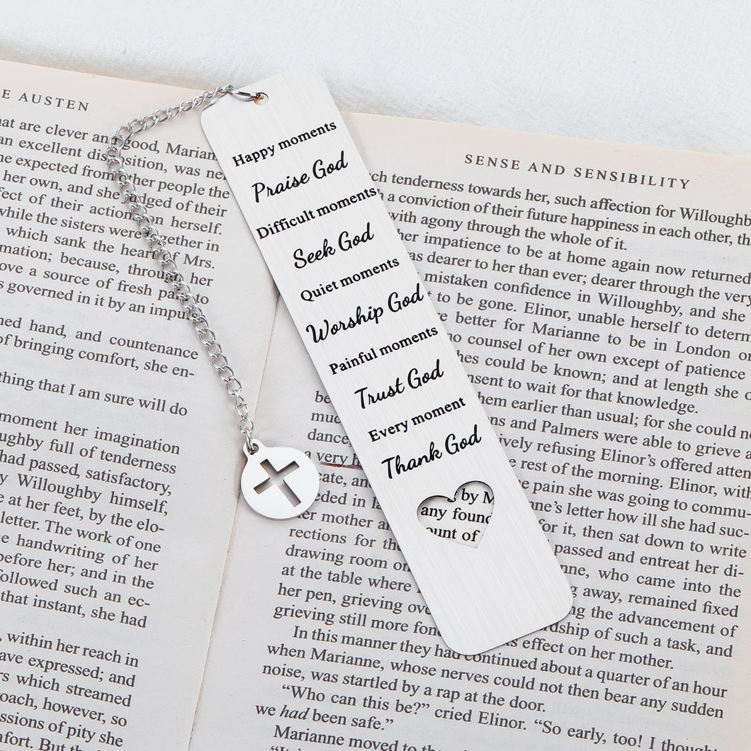 Bible Verse Bookmarks Religious Gifts for Women Men Inspirational Christian Scripture Gifts for Friend Baptism Faith First Communion Gifts Birthday Christmas Stocking Stuffer for Son Daughter Godchild