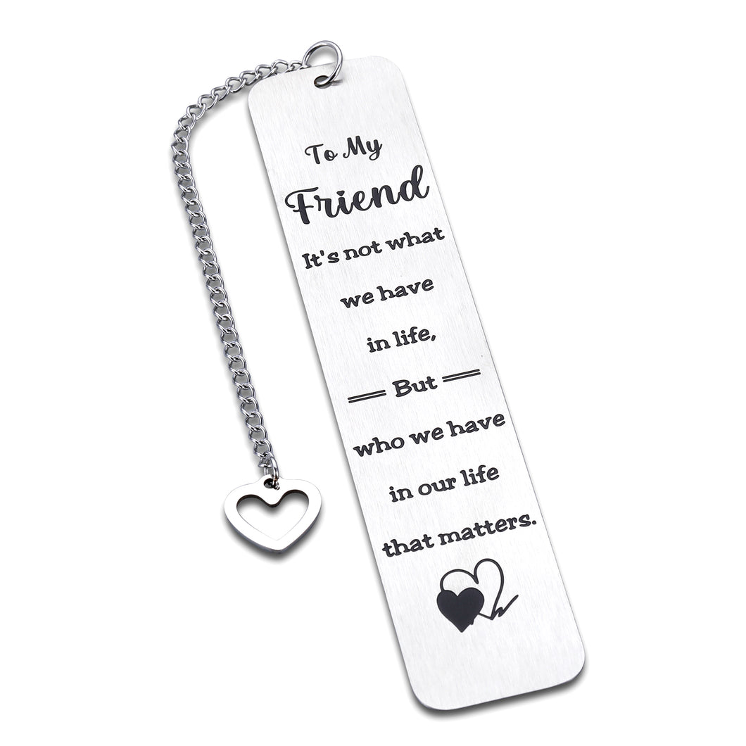 Friendship Gifts for Women Men Best Friend BFF Bestie Gifts for Girls Boys Graduation Gifts for Her Him Birthday Christmas Funny Friend Bookmarks for Teens True Friends Sister Bookmark for Book Lover