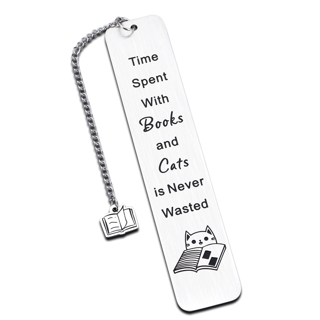 Cat Bookmark for Book Lover Gifts for Women Cute Stocking Stuffers for Teen Girls Cat Lover Cute Christmas Gifts for Teens Book Club Kids Reading Gifts for Son Daughter Birthday Graduation Valentines