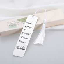 Load image into Gallery viewer, Funny Bookmark Gifts for Women Men Spicy Reading Gifts Gag Bookish Bookmarks for Him Her Readers Baptism Inspirational Gifts for Friend Adults Graduation Gift for Teen Girl Birthday Christmas Gifts
