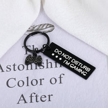 Load image into Gallery viewer, Gaming Gifts for Teen Boys Gamer Gifts for Men Stocking Stuffers Best Boyfriend Gifts from Girlfriend Funny Novelty Enthusiast Gifts Do Not Disturb I&#39;m Gaming Keychain for Son Brother Husband Birthday
