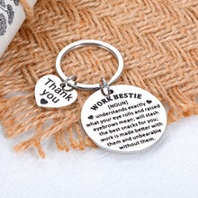 Load image into Gallery viewer, Delujouberst Work Bestie Gifts for Women Best Friend Boss Day Gifts for Men Coworker Leaving Going Away Farewell Retirement Gifts Thank You Gifts for Boss Lady Birthday Christmas Stocking Stuffer
