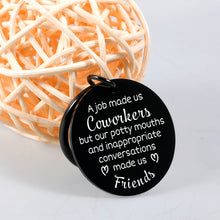 Load image into Gallery viewer, Coworker Employee Appreciation Gifts for Women Work Bestie Friends Colleague Coworker Leaving Birthday Thank You Gifts for Boss Lady Leader Manager Retirement Going Away Goodbye Gift Keychain
