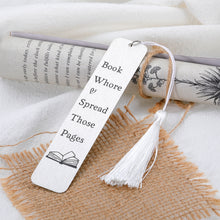Load image into Gallery viewer, Funny Bookmark Gifts for Women Men Spicy Reading Gifts Gag Bookish Bookmarks for Him Her Readers Baptism Inspirational Gifts for Friend Adults Graduation Gift for Teen Girl Birthday Christmas Gifts
