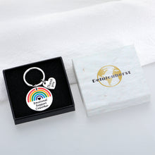 Load image into Gallery viewer, Funny Coworker Gift for Women Thank You Rainbow Gift for Men Emotional Support Keychains for Colleague Boss Appreciation Gift Coworker Leaving Going Away Gift Birthday Christmas Stocking Stuffer
