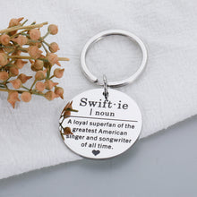 Load image into Gallery viewer, Taylor Fan Keychain for Women Music Lover Swiftie Fans Stuffers the Eras Pop Music Lover Gifts for Woman Friends 1989 Music Lovers Gifts for Men Swiftie Fans Son Daughter Christmas Birthday Gifts
