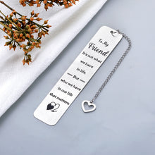 Load image into Gallery viewer, Friendship Gifts for Women Men Best Friend BFF Bestie Gifts for Girls Boys Graduation Gifts for Her Him Birthday Christmas Funny Friend Bookmarks for Teens True Friends Sister Bookmark for Book Lover
