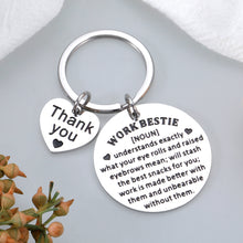 Load image into Gallery viewer, Delujouberst Work Bestie Gifts for Women Best Friend Boss Day Gifts for Men Coworker Leaving Going Away Farewell Retirement Gifts Thank You Gifts for Boss Lady Birthday Christmas Stocking Stuffer
