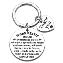 Load image into Gallery viewer, Delujouberst Work Bestie Gifts for Women Best Friend Boss Day Gifts for Men Coworker Leaving Going Away Farewell Retirement Gifts Thank You Gifts for Boss Lady Birthday Christmas Stocking Stuffer

