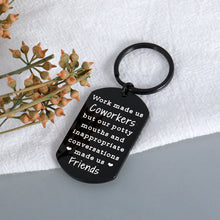 Load image into Gallery viewer, Coworker Gifts for Women Friendship Gifts for Best Friends Work Bestie Gifts for Colleague Keychain Gifts for Men New Office Gifts Going Away Leaving Gifts for Coworker Birthday Boss Day Gifts
