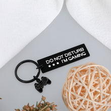 Load image into Gallery viewer, Gaming Gifts for Teen Boys Gamer Gifts for Men Stocking Stuffers Best Boyfriend Gifts from Girlfriend Funny Novelty Enthusiast Gifts Do Not Disturb I&#39;m Gaming Keychain for Son Brother Husband Birthday
