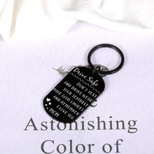 Load image into Gallery viewer, Drive Safe Keychain Christmas Socking Stuffers for Teen Boys Girls Son Daughter from Mom New Driver Gifts Birthday Gifts for Step Son Graduation Gifts Anniversary Valentine&#39;s Day Gifts for Men
