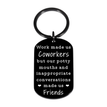 Load image into Gallery viewer, Coworker Gifts for Women Friendship Gifts for Best Friends Work Bestie Gifts for Colleague Keychain Gifts for Men New Office Gifts Going Away Leaving Gifts for Coworker Birthday Boss Day Gifts
