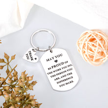 Load image into Gallery viewer, Coworker Leaving Going Away Gifts for Farewell New Job Promotion Retirement Gifts for Colleague Coworker Work Bestie Employee Appreciation Day Gifts Inpsirational Gift for Women Men Thank You Keychain

