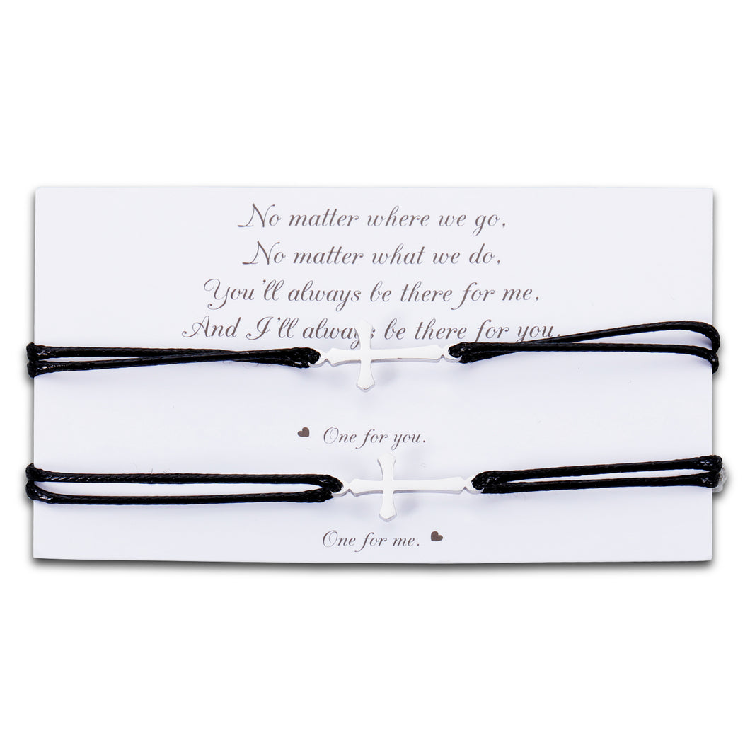 Christmas Stocking Stuffer Gifts for Women Men Couple Gifts for Him Her Matching Bracelet for Best Friends Daughter Mom Sister Birthday Valentine's Day Gifts for Boyfriend Girlfriend Wife Husband 2PCS