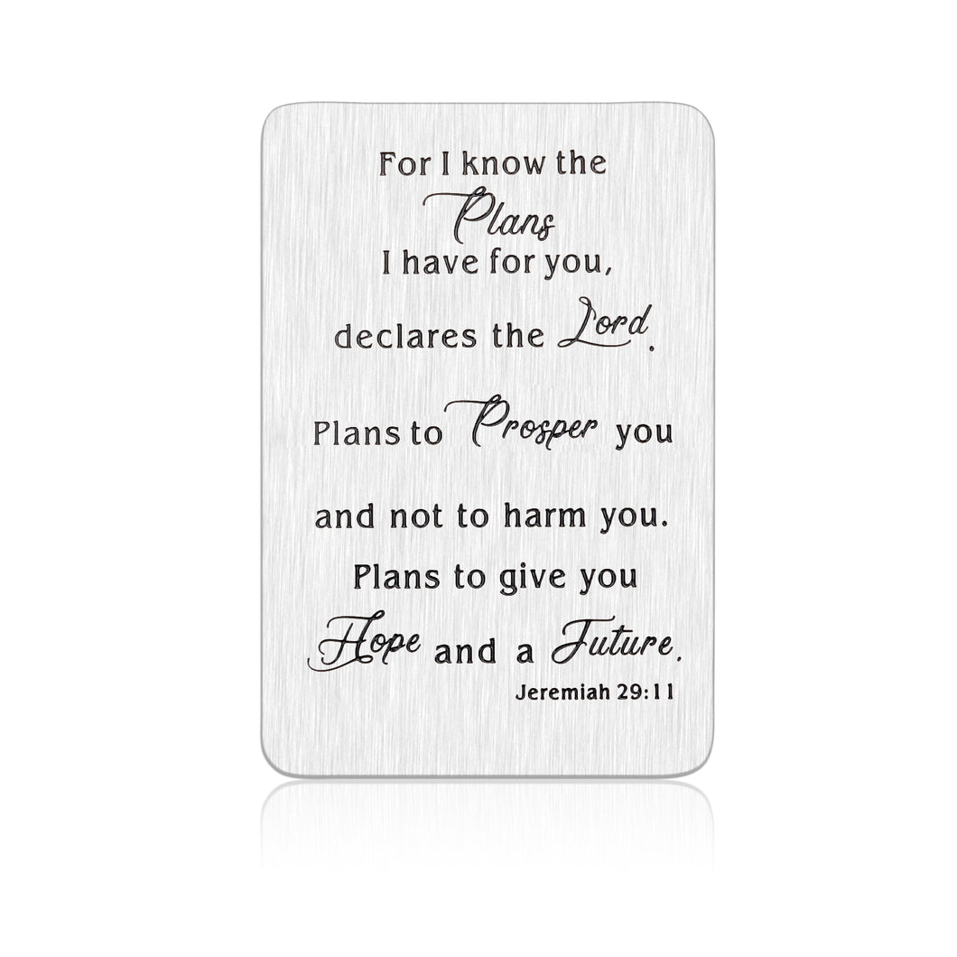 Christian Religious Gift Wallet Card for Women Men Inspirational Birthday Christmas Idea for Daughter Son Friends Baptism Bible Verse Gifts for Teen Boys Girls Grandchildren from Grandfather