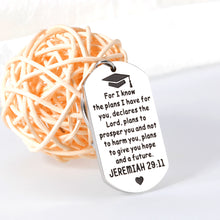 Load image into Gallery viewer, College Graduation Gifts for Her Him 2022, Inspirational Grad Gifts Keychain for Women Men, High School 8th Grade Graduation Gift for Girl Boy Son Daughter Friend, Class of 2022 Graduation Party Favor

