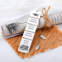 Load image into Gallery viewer, 2023 Graduation Gifts for Her Him, Inspirational Bookmark Gifts for Women Men, Senior Grad Gifts 2023 High School College Nurse Student Christmas Gifts Personalized Bookmark for Boy Girl Son Daughter
