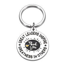 Load image into Gallery viewer, Boss Retirement Birthday Gifts for Women Men Leaders Mentor Bosses Day Teacher Appreciation Keychain Gift for Male Female Boss from Colleagues Coworker Christmas Thank You Going Away Present
