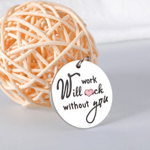 Load image into Gallery viewer, Coworker Leaving Going Away Farewell Gifts for Women Men Social Worker Employee Appreciation Gifts for Coworker Colleague Boss Leader Work Team Retirement Gifts for Him Her Mom Dad Retiree Keychain
