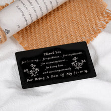 Load image into Gallery viewer, Coach Thank You Gifts for Women Men Friend Mentor Bosses Day Wallet Inset Card for Teacher Pastor Employee Appreciation Gifts for Coworkers Baseball Tball Softball Football Coach Appreciation Keepsake
