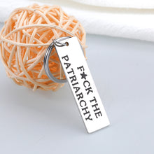 Load image into Gallery viewer, Delujouberst FuCK The Patriarchy Keychain Gifts for Her Women Feminist Gift for Her Activist Gift for Women
