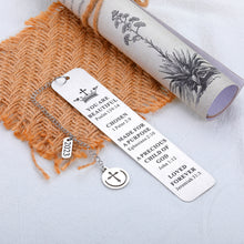 Load image into Gallery viewer, Inspirational Christian Bookmark Gifts for Women Bible Verse Bookmark for Girl Daughter Christmas Stocking Stuffers Birthday Gift for Female Friend Sister Book Lover Baptism Religious Church Bulk Gift
